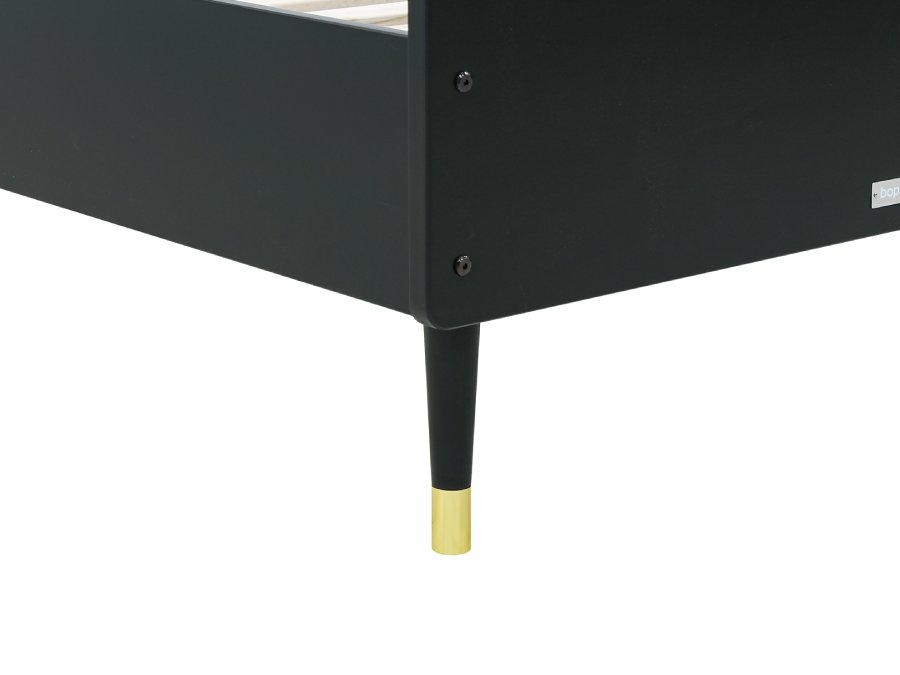 Bopita Cloë bed 90x200 mat zwart - Afbeelding 3