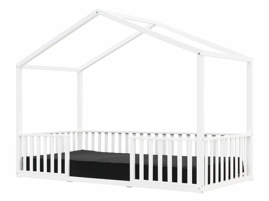 27501011 Bopita Robin huisbed 90x200 wit 3d