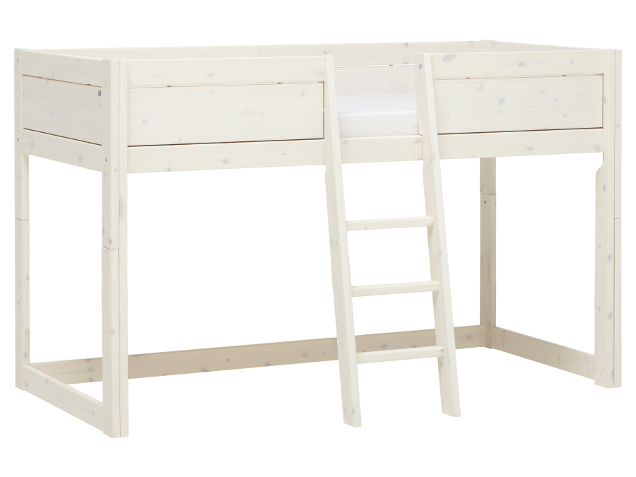 Lifetime 4-in-1 bed met hemel whitewash - Afbeelding 3