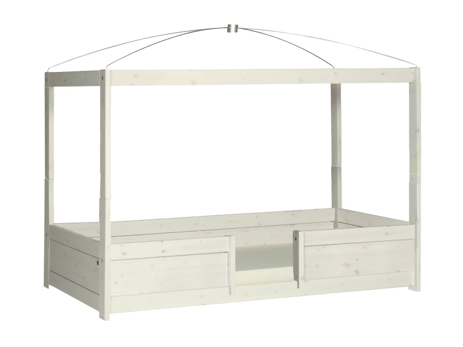 Lifetime 4-in-1 bed met hemel whitewash - Afbeelding 5