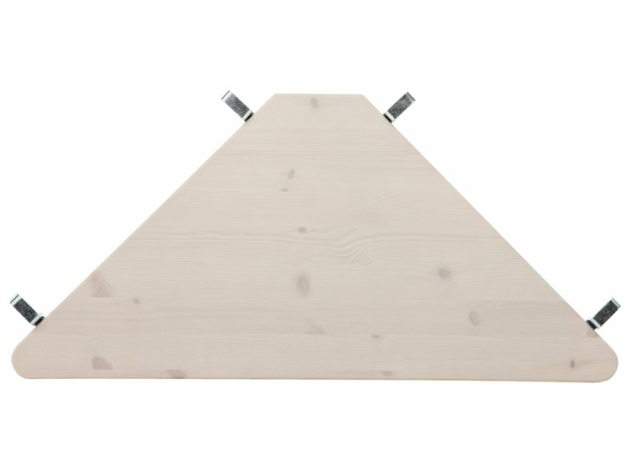 Lifetime hoeklegplank whitewash