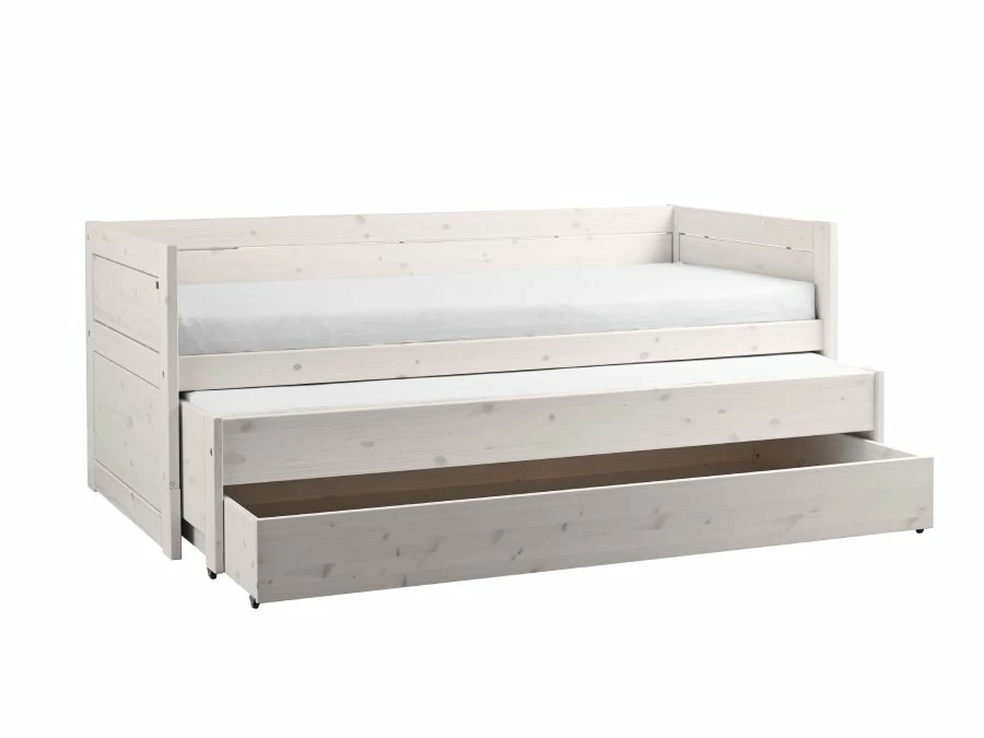 Lifetime kajuitbed logeerbed & bedlade whitewash - Afbeelding 2