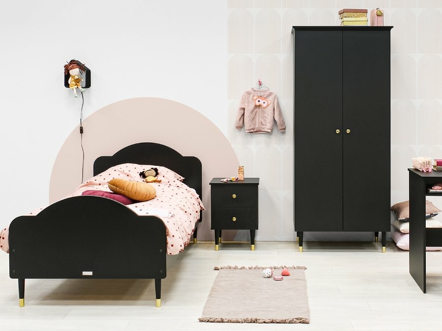 Bopita Cloë bed 90x200 mat zwart - Afbeelding 7