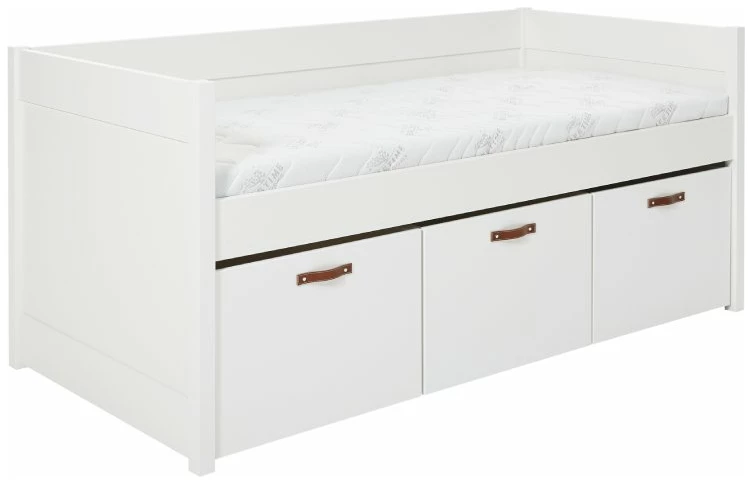 Cool Kids kajuitbed met 3 opbergboxen 90x200