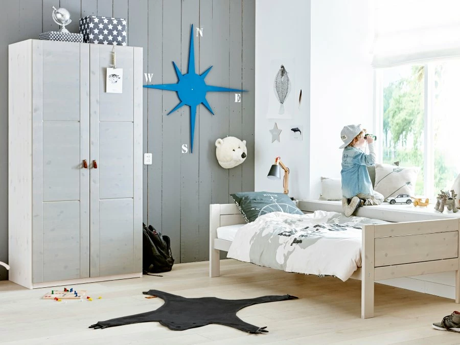 Lifetime twijfelaar 140x200 whitewash - Afbeelding 2