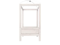 Lifetime hemelbed 90x200 whitewash - Afbeelding 3