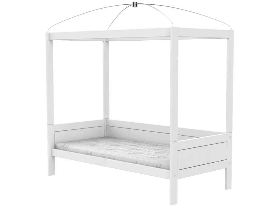 Lifetime hemelbed 90x200 wit - Afbeelding 3