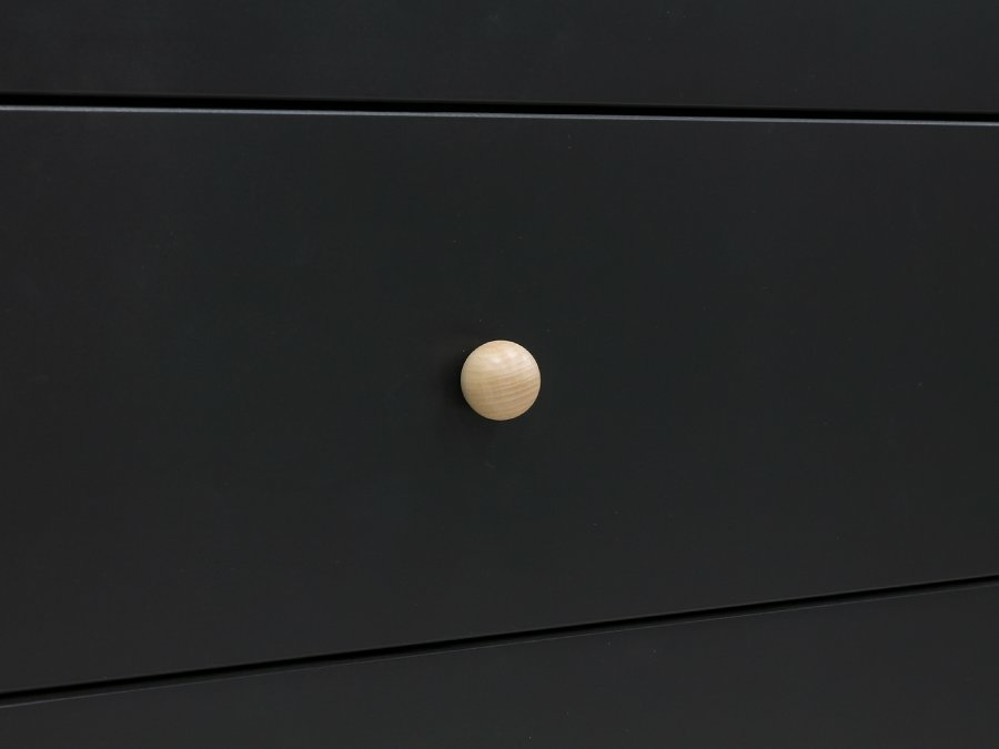 Bopita Nora commode zwart / beuken - Afbeelding 4