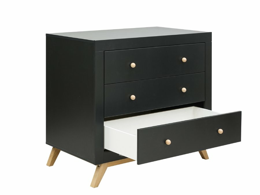 11711219 Bopita Nora commode zwart beuken lade