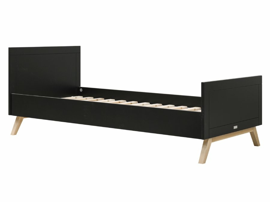 Bopita Nora bed 90x200 zwart / beuken - Afbeelding 2