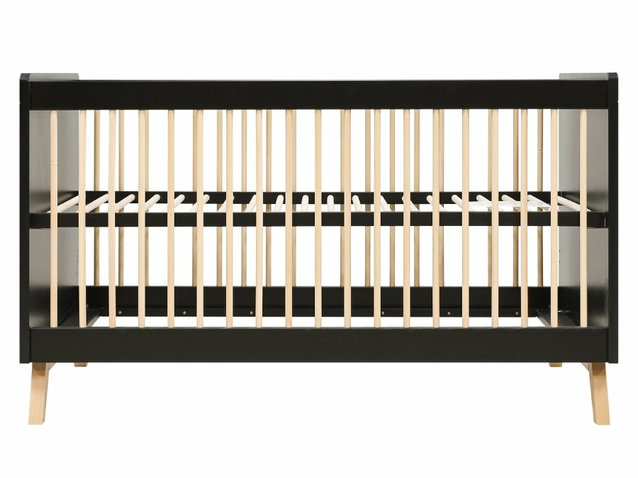 Bopita Nora bedbank 70x140 zwart / beuken - Afbeelding 6