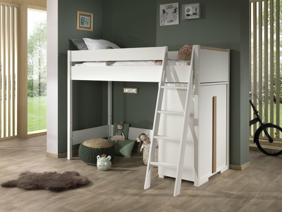 Vipack London hoogslaper wit - Afbeelding 2