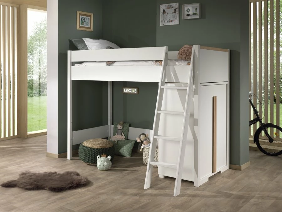 Vipack London hoogslaper wit - Afbeelding 2