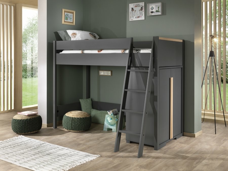 Vipack London hoogslaper antraciet - Afbeelding 3