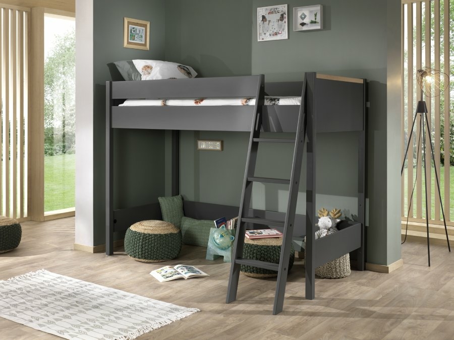Vipack London hoogslaper antraciet - Afbeelding 2