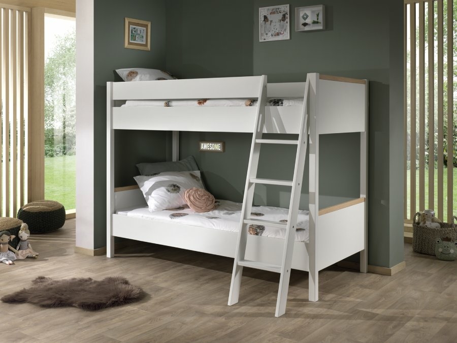 Vipack London stapelbed wit - Afbeelding 2