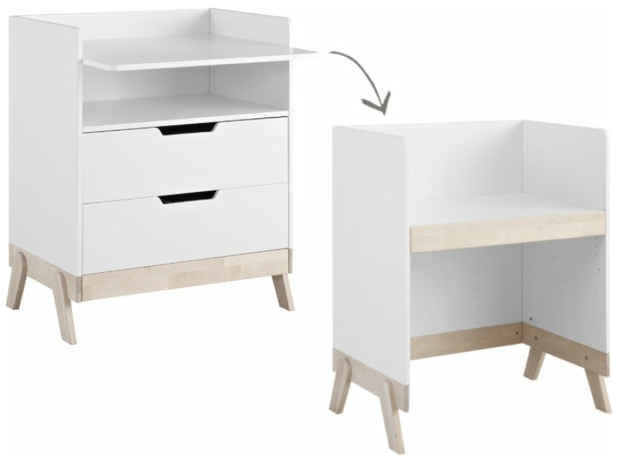 7033N Lifetime doorbouw commode bureau