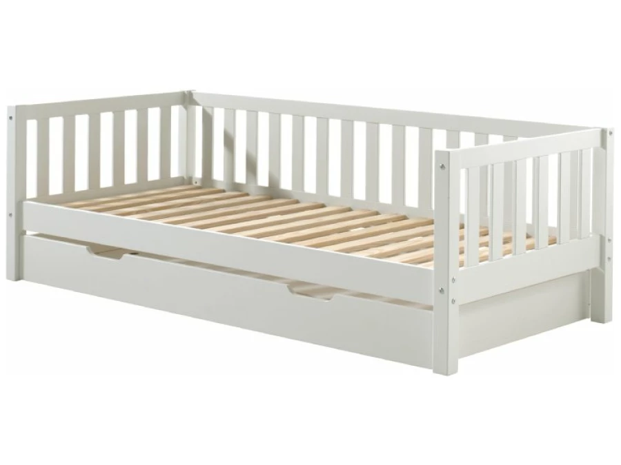 Vipack Fritz kajuitbed + bedlade wit