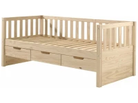 Vipack Fritz kajuitbed met lades Milky Pine