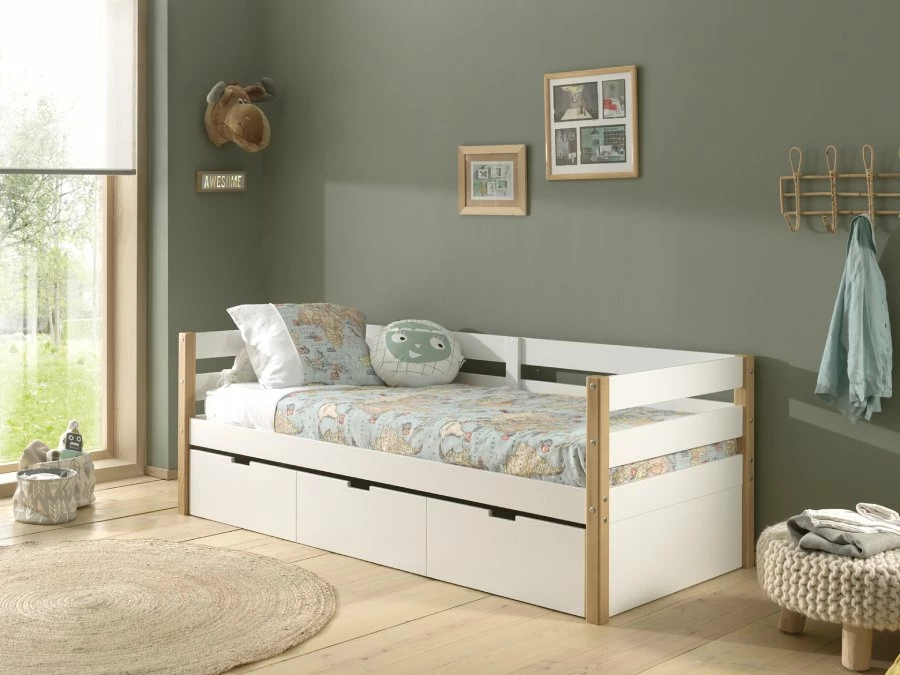 Vipack Margrit kajuitbed 90 + rolbed - Afbeelding 3