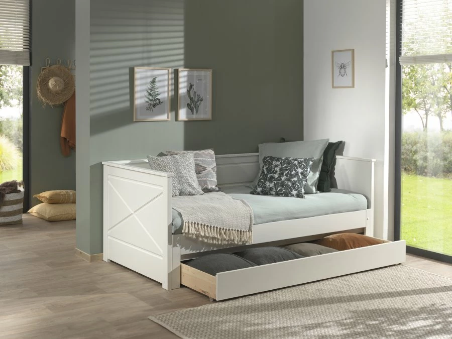 Vipack Pino uitschuifbare bedbank 90/180 x 200 - Afbeelding 5