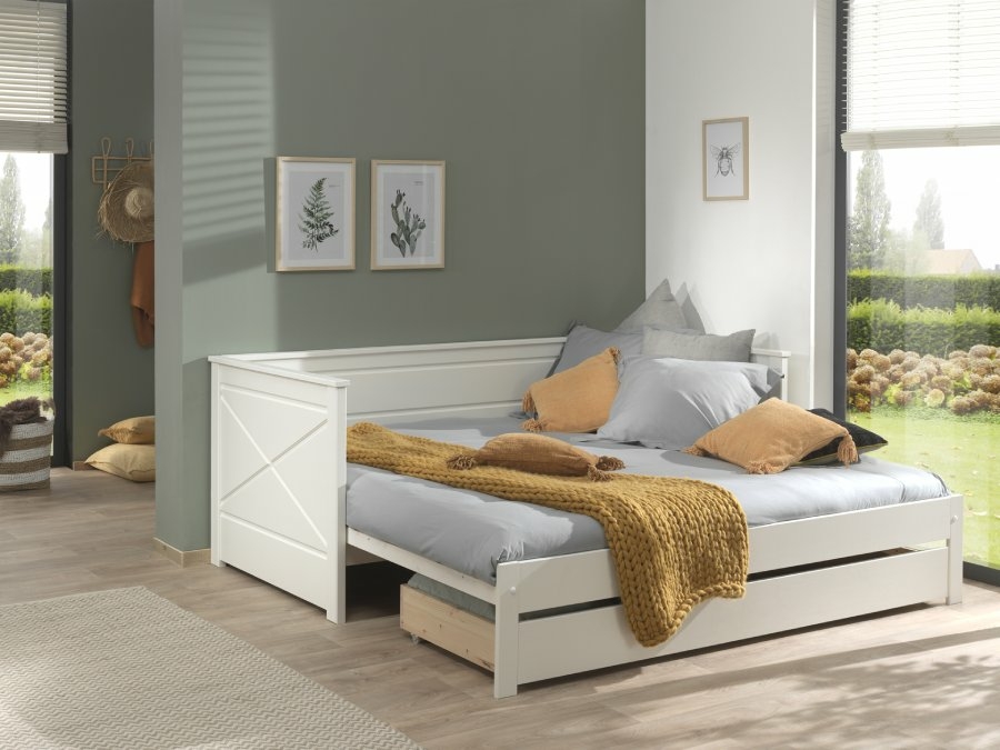 Vipack Pino uitschuifbare bedbank 90/180 x 200 - Afbeelding 7