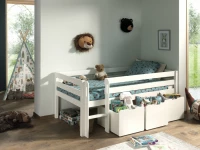 Vipack Pino halfhoogslaper laag wit - Afbeelding 6
