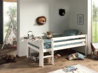 Vipack Pino halfhoogslaper laag wit - Afbeelding 3