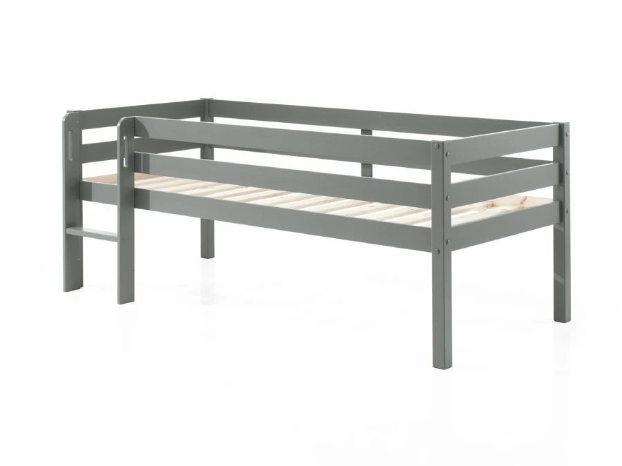 Vipack Pino halfhoogslaper laag grijs - Afbeelding 2