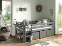 Vipack Pino halfhoogslaper laag grijs - Afbeelding 5