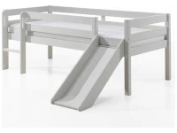Vipack Pino halfhoogslaper laag met glijbaan wit