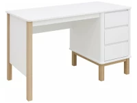 Bopita Mika bureau wit/eiken