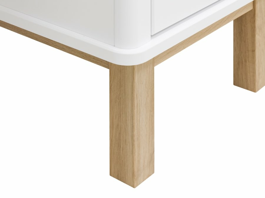 Bopita Mika bureau wit/eiken - Afbeelding 4