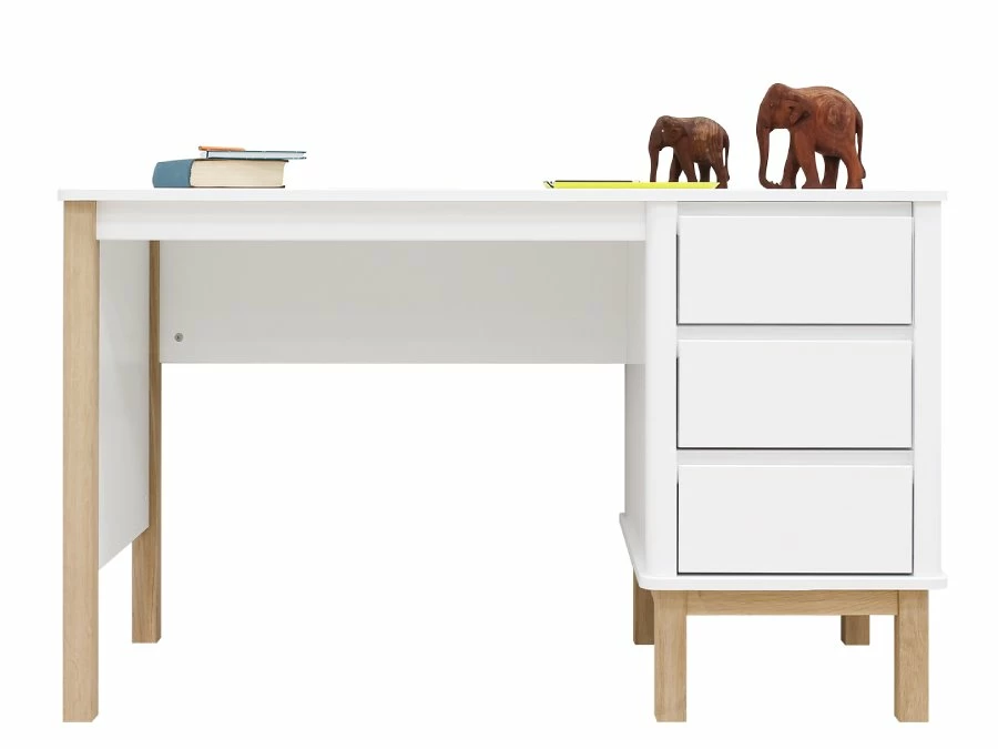 Bopita Mika bureau wit/eiken - Afbeelding 5