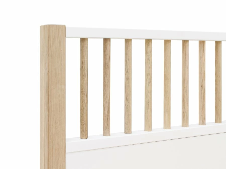 Bopita Mika bed 90x200 wit/eiken - Afbeelding 5