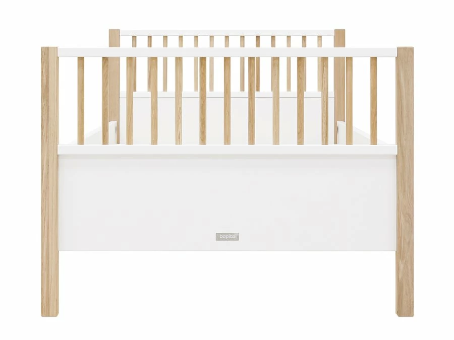 Bopita Mika bed 90x200 wit/eiken - Afbeelding 6