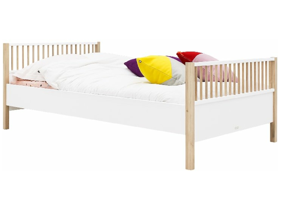 16522951 Bopita Mika twinbed 120x200 wit eiken