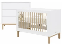 Bopita Mika 2-delige babykamer wit/eiken