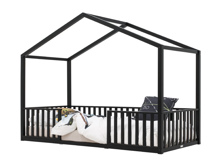 Bopita Robin huisbed 90×200 mat zwart