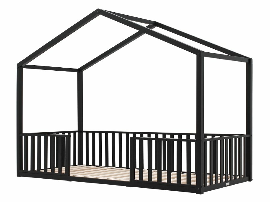 Bopita Robin huisbed 90×200 mat zwart - Afbeelding 2