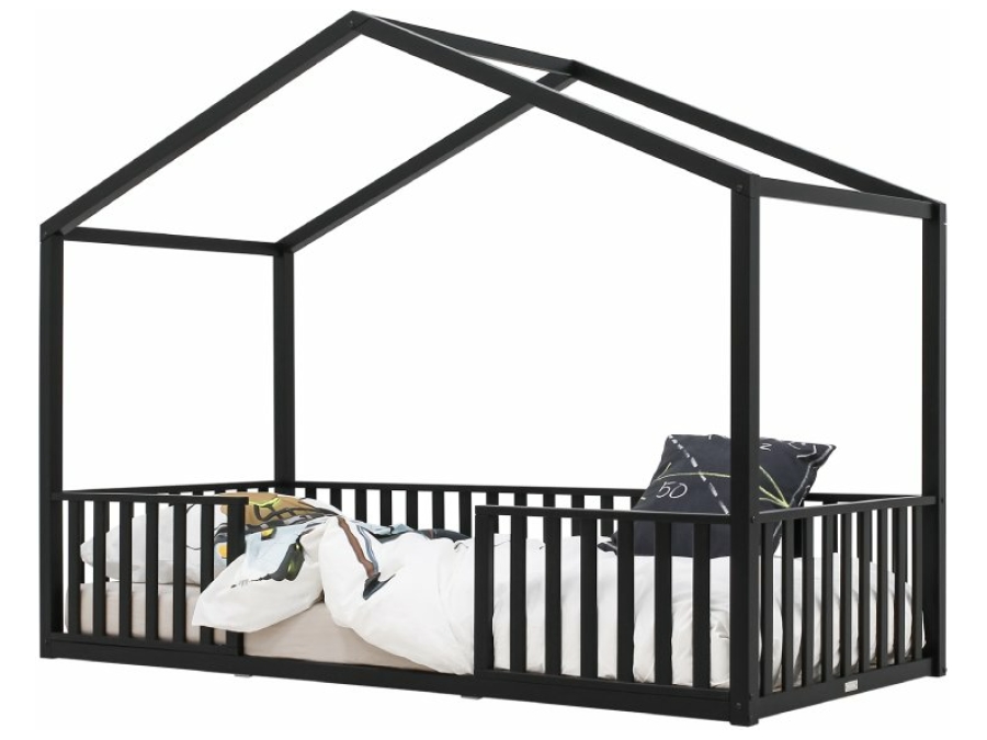 Bopita Robin huisbed 90×200 mat zwart