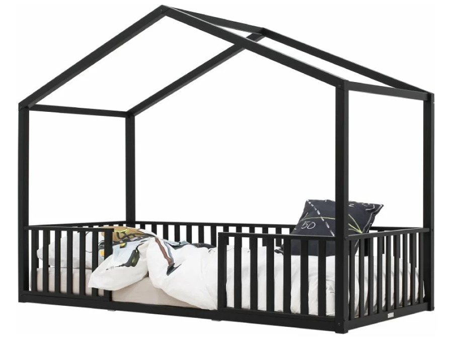 Bopita Robin huisbed 90×200 mat zwart