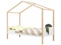 Bopita Liam huisbed 90x200 wit / naturel