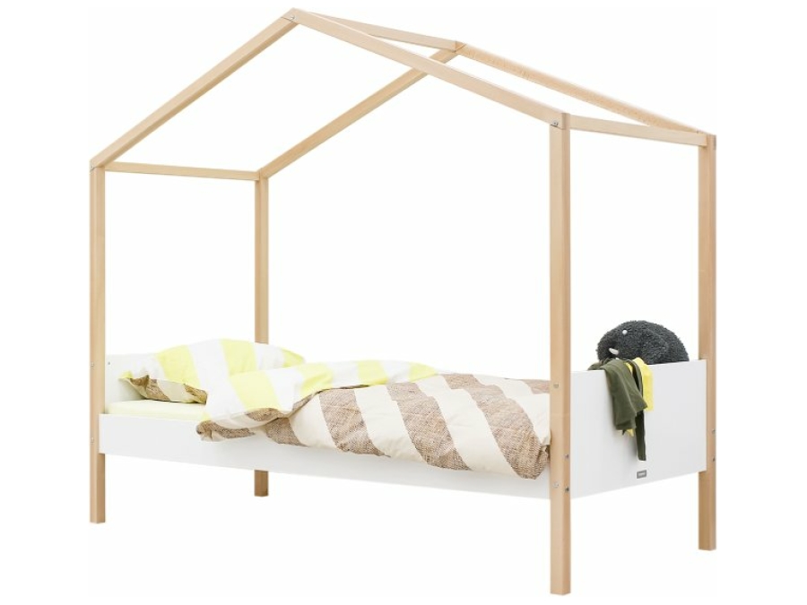 Bopita Liam huisbed 90x200 wit / naturel