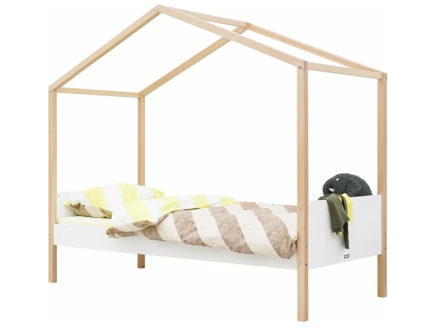 Bopita Liam huisbed 90x200 wit / naturel