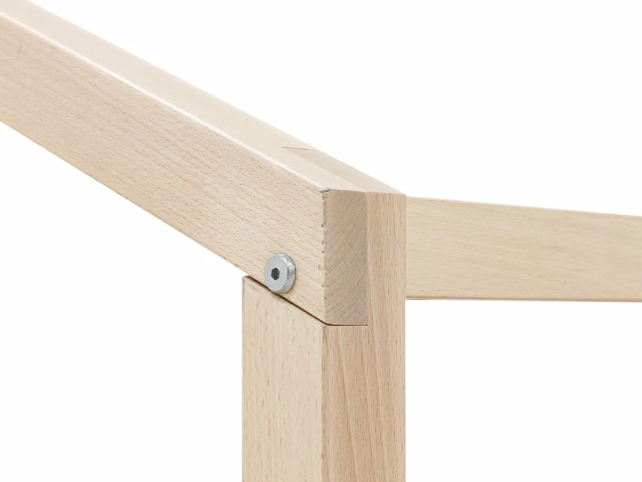Bopita Liam huisbed 90x200 wit / naturel - Afbeelding 4