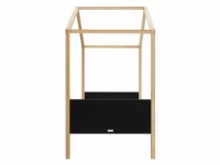 Bopita Liam huisbed 90x200 zwart / naturel - Afbeelding 4
