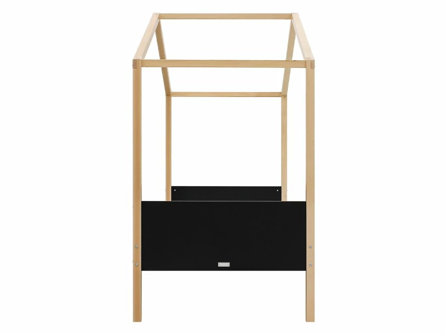 Bopita Liam huisbed 90x200 zwart / naturel - Afbeelding 4