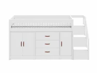 Lifetime halfhoogslaper all-in-one wit - Afbeelding 2