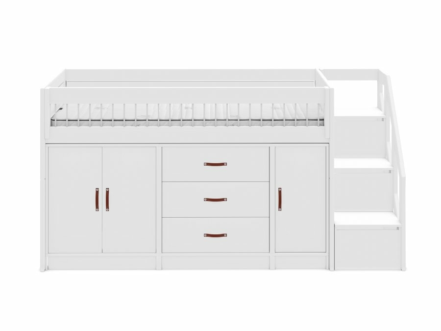 Lifetime halfhoogslaper all-in-one wit - Afbeelding 2